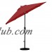 Belham Living 9 ft. Aluminum Market Umbrella With Push Tilt Crank Lift in Sunbrella   